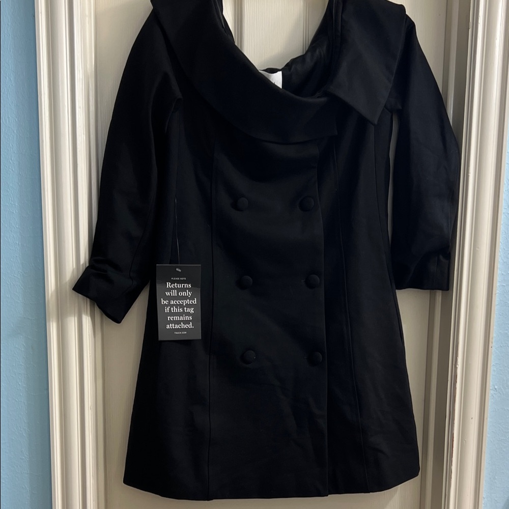 Tuckernuck Pomander Place Black Mini Dress